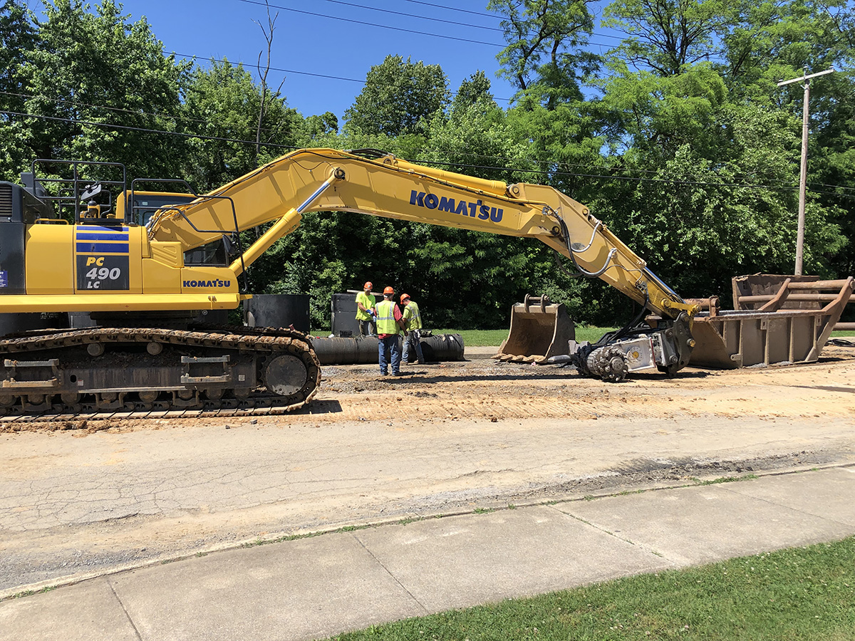 AQ4XL Trenching in Pennsylvania, USA