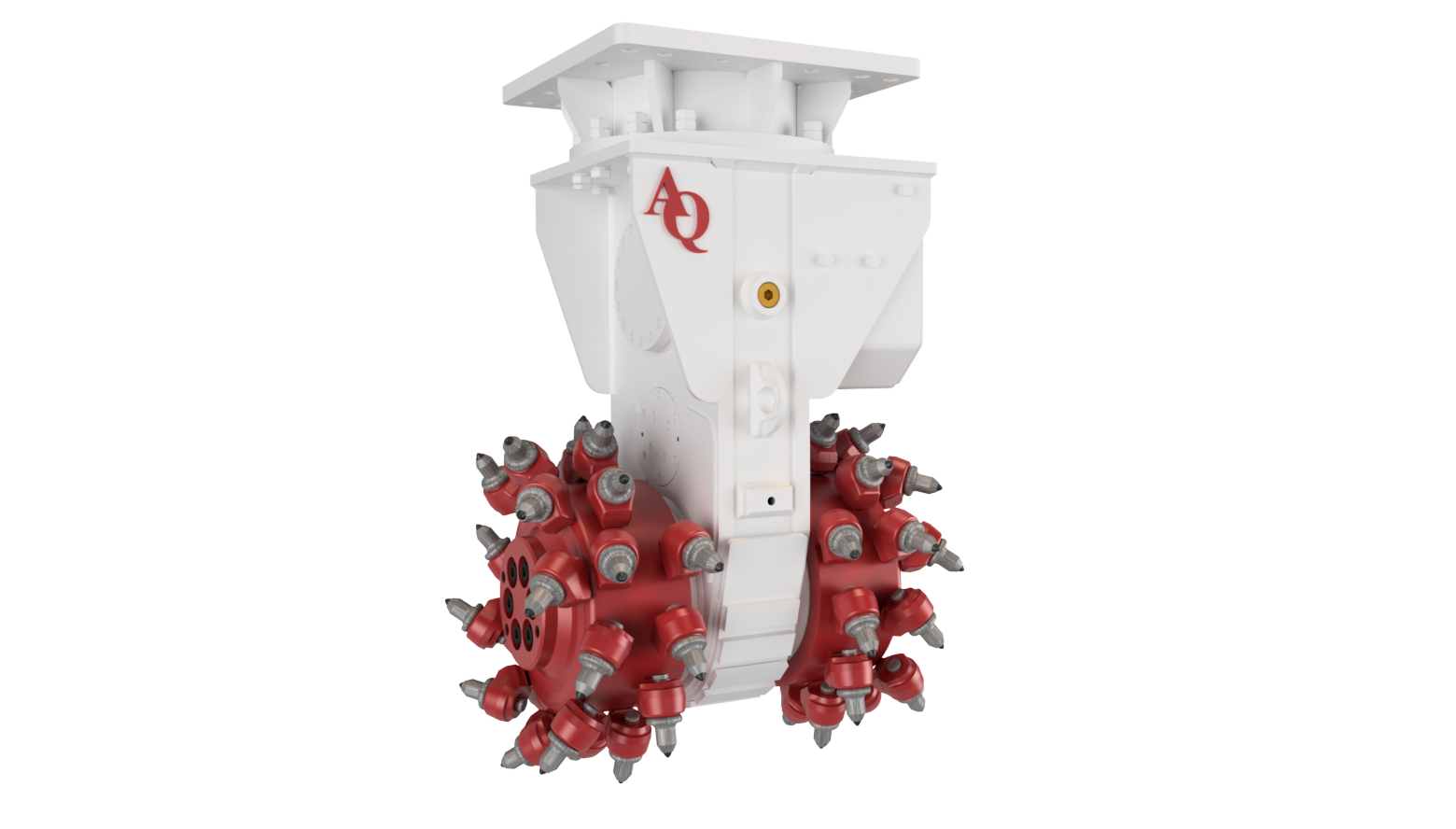 transverse hydraulic drum rock cutter