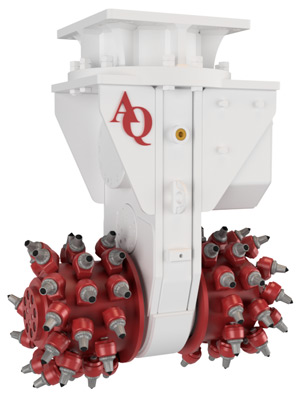 This cutter head provides impressive torque and cutting force